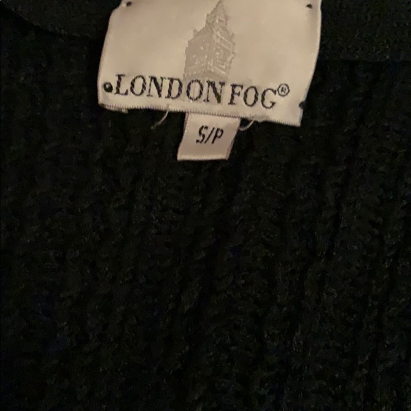 Dark green London Fog knit cardigan - Picture 2 of 2
